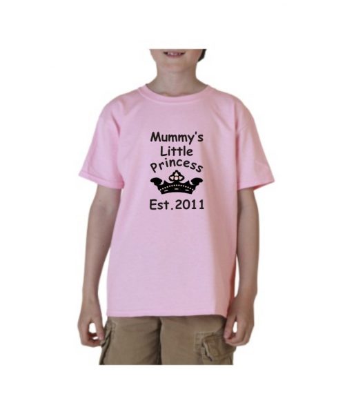 mummy's little princess t-shirt
